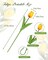 30PCS Summer Floral Arrangement – Artificial Tulip Flowers, Real Touch Faux PU Tulips for Table Centerpieces, Kitchen, Home Decor (Multi-Colors)
